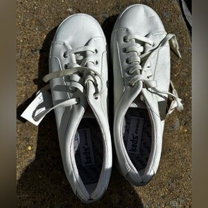NWT Keds purefit stretch White Low-Top Lace-Up Sneakers size 7.5